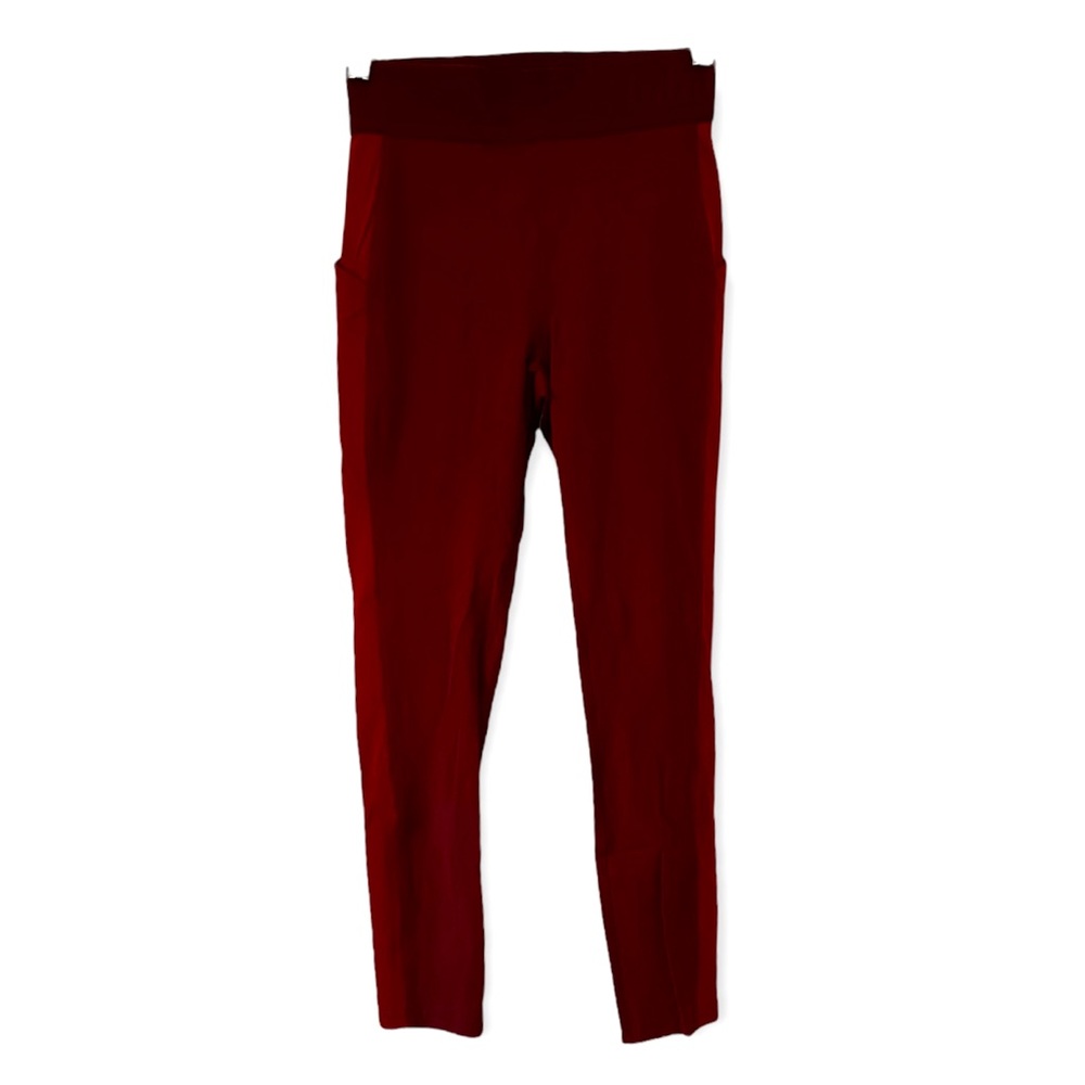 Lululemon Red High Waisted Compression Full Length Leggings Size 6 NEW